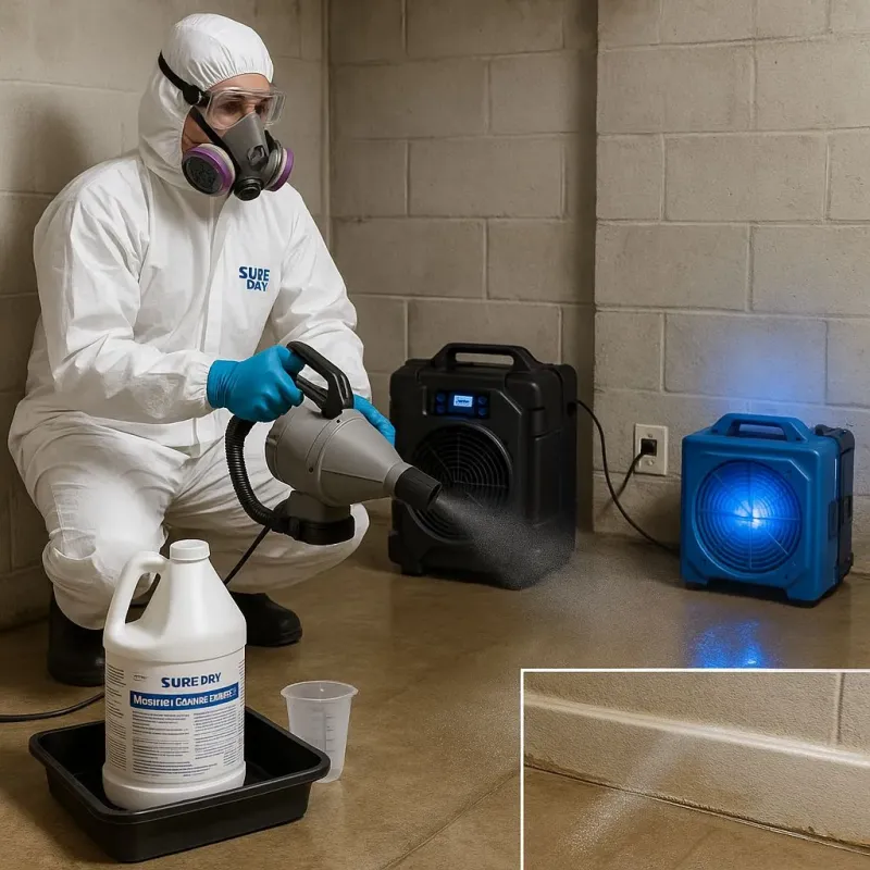 Sanitization and Odor Removal process in Hemet, CA